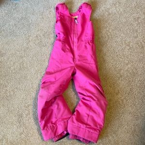 Girls bib snow pants